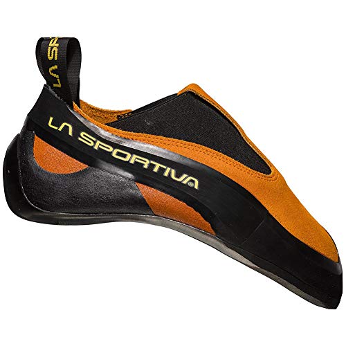 LA SPORTIVA Cobra Orange - Präziser enganliegender Leder Kletterschuh, Größe EU 38 - Farbe Orange von LA SPORTIVA