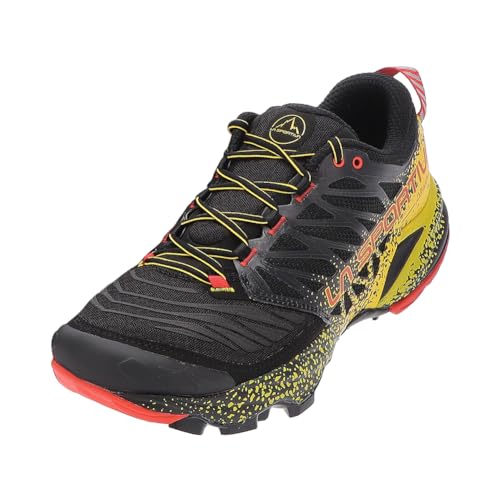 LA SPORTIVA Damen Akasha II Schuhe, Black-Yellow, EU 47.5 von LA SPORTIVA