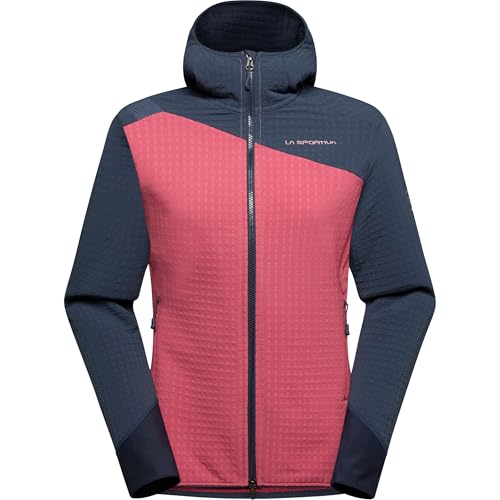 LA SPORTIVA Damen Bristen Thermal Hoodie Jacke, night sky-rosebay, M von LA SPORTIVA