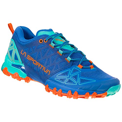 LA SPORTIVA Damen Bushido II Woman Traillaufschuhe, Marine Blue/Aqua von LA SPORTIVA