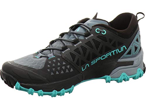 LA SPORTIVA Damen Bushido II Woman Traillaufschuhe, Slate/Aqua LA SPORTIVA Damen Bushido II Woman Traillaufschuhe, Slate/Aqua von LA SPORTIVA