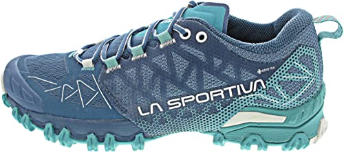 La Sportiva Damen Bushido Ii Woman GTX Traillaufschuhe, Atlantic Aquarelle, 38 EU von LA SPORTIVA