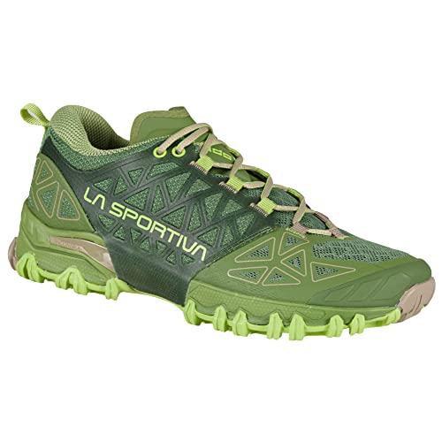 LA SPORTIVA W Bushido Ii Grün - Technischer komfortabler Damen Berglaufschuh, Größe EU 39 - Farbe Kale - Lime Green von LA SPORTIVA