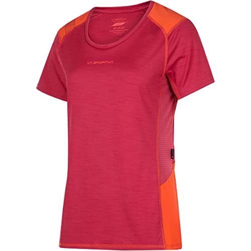 LA SPORTIVA Damen Compass T-Shirt, Velvet-Cherry Tomato, S von LA SPORTIVA