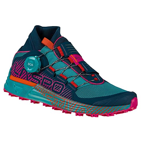 LA SPORTIVA Damen Cyklon Schuhe, Storm Blue-Cherry Tomato, EU 39 von LA SPORTIVA