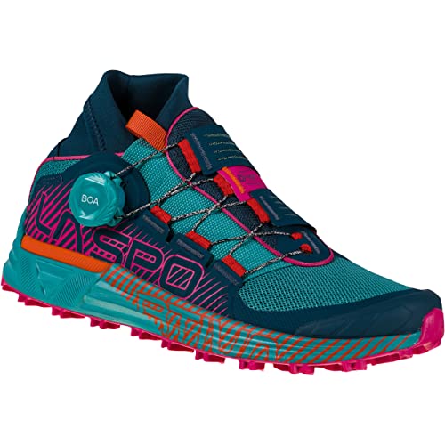 LA SPORTIVA Damen Cyklon Schuhe, Storm Blue-Cherry Tomato, EU 41 von LA SPORTIVA