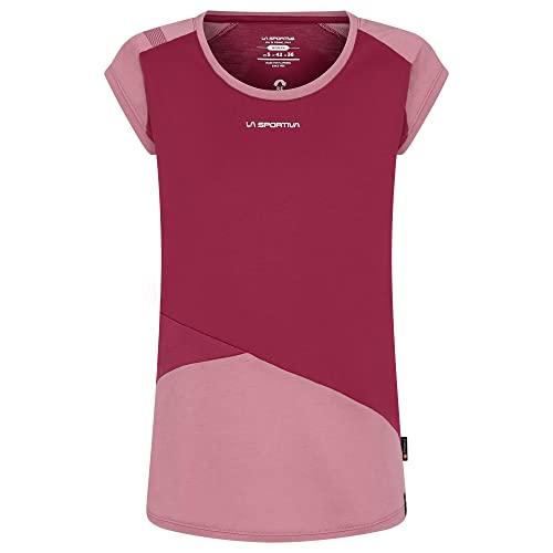 La Sportiva Damen Hold W Plum T-Shirt, Rot (Pflaume/Blush), XL von LA SPORTIVA