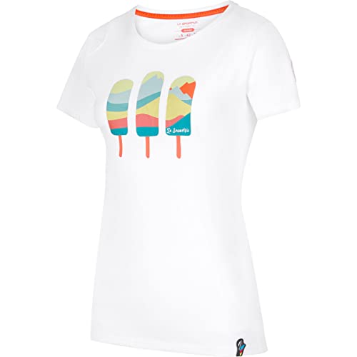 LA SPORTIVA Damen ICY Mountains T-Shirt, White, M von LA SPORTIVA