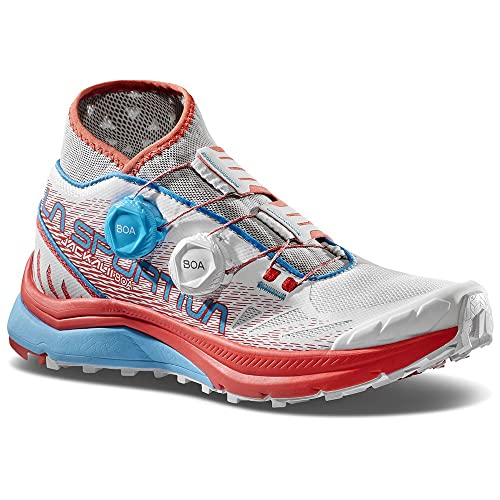 LA SPORTIVA Damen Jackal II Boa Schuhe, White-Hibiscus, EU 40.5 von LA SPORTIVA