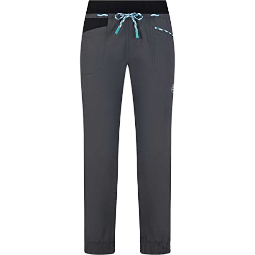 LA SPORTIVA W Mantra Pant Grau - Weiche elastische Damen Hose, Größe M - Farbe Carbon von LA SPORTIVA