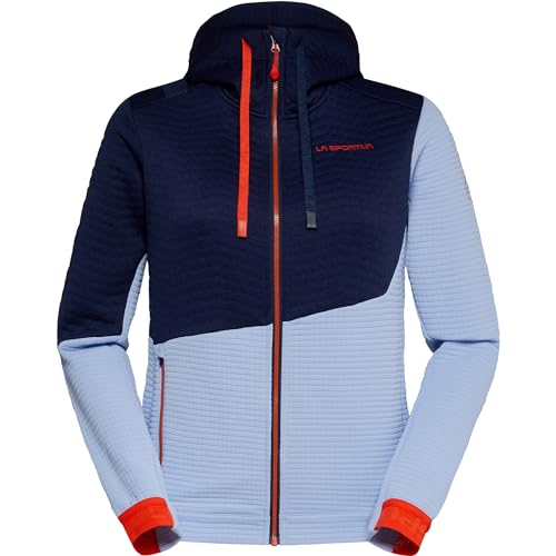 LA SPORTIVA Damen Method Hoodie Jacke, stone-blue-deep sea, L von LA SPORTIVA