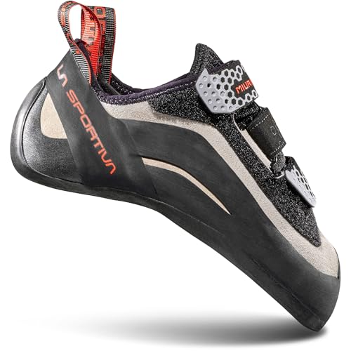 LA SPORTIVA Damen Miura VS Kletterschuhe, White-Cherry Tomato, 42 von LA SPORTIVA