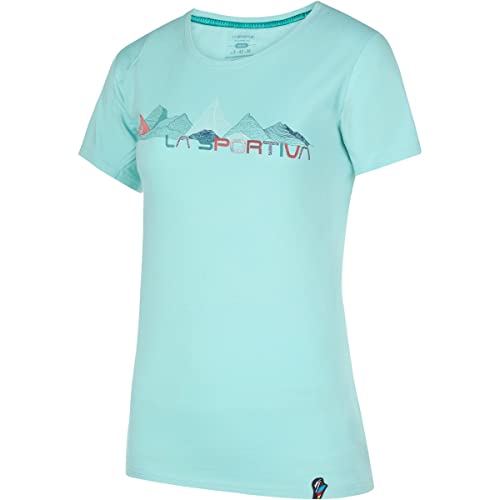 LA SPORTIVA Damen Peaks T-Shirt, Iceberg, S von LA SPORTIVA