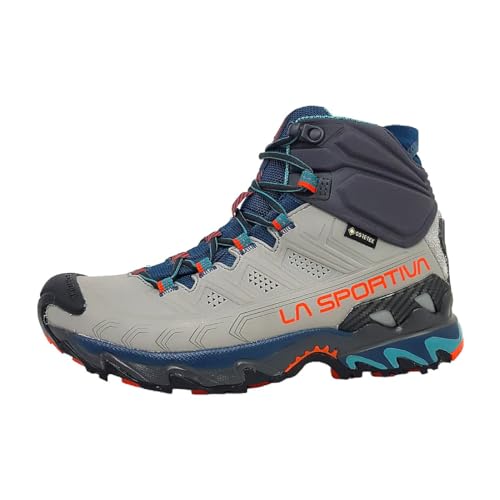 LA SPORTIVA Damen Ultra Raptor II Mid Leather GTX Schuhe, Grey-Cherry Tomato, EU 39.5 von LA SPORTIVA