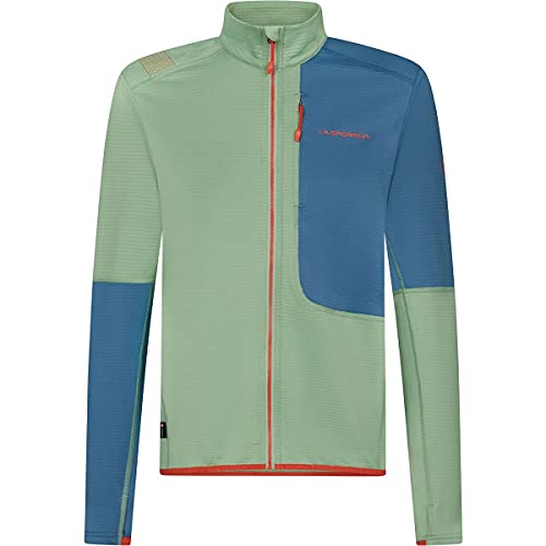 LA SPORTIVA Damen Vibe Jacke, sage-Atlantic, L von LA SPORTIVA