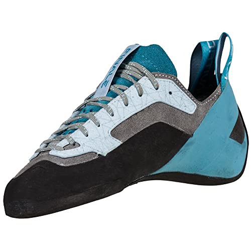 LA SPORTIVA W Finale Grau - Leistungsfähiger technischer Damen Kletterschuh, Größe EU 35.5 - Farbe Clay - Topaz von LA SPORTIVA