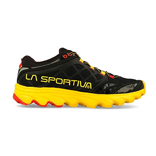 LA SPORTIVA Herren Helios SR Berglaufschuhe, Black/Yellow, 45.5 EU von LA SPORTIVA