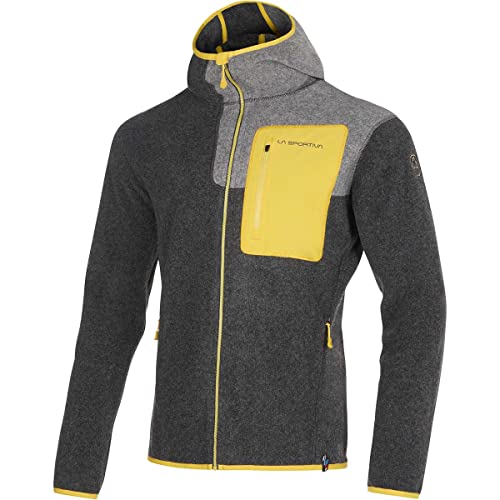 LA SPORTIVA Herren Agon Hoodie Jacke, Carbon-Moss, S von LA SPORTIVA