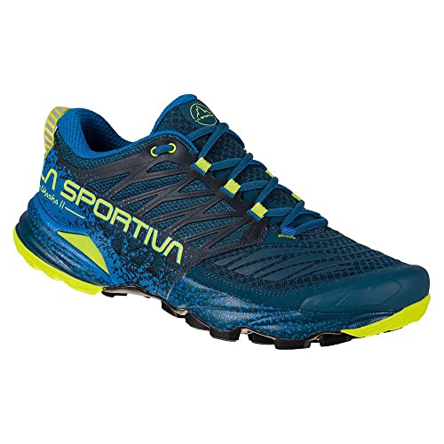 LA SPORTIVA Herren Akasha II Schuhe, Storm Blue-Lime Punch, EU 42.5 von LA SPORTIVA