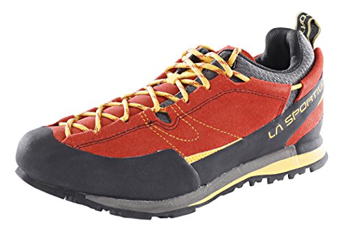 LA SPORTIVA M Boulder X Rot - Robuster Herren Approach-Schuh, Größe EU 46.5 - Farbe Red von LA SPORTIVA