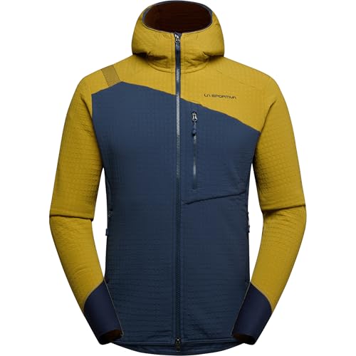LA SPORTIVA Herren Bristen Thermal Hoodie Jacke, savana-night sky, XL von LA SPORTIVA