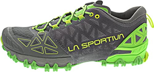 LA SPORTIVA M Bushido Ii Grün-Schwarz - Technischer komfortabler Herren Berglaufschuh, Größe EU 42.5 - Farbe Metal - FLA von LA SPORTIVA