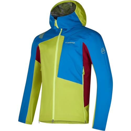 LA SPORTIVA Herren Crizzle EVO Shell Jacke, lime punch-electric blue, L von LA SPORTIVA