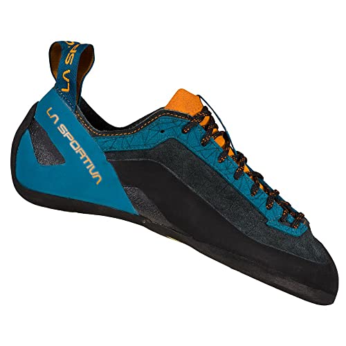 LA SPORTIVA M Finale Blau - Leistungsfähiger technischer Herren Kletterschuh, Größe EU 44 - Farbe Space Blue - Maple von LA SPORTIVA