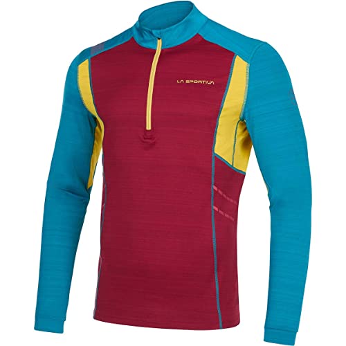 LA SPORTIVA Herren Galaxia Longsleeve, Sangria-Crystal, XL von LA SPORTIVA