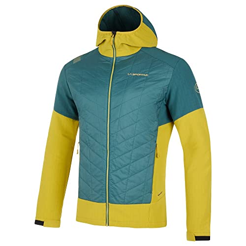 La Sportiva Herren Kap Hybrid Hoody Hoodie, Alpine/Moss, M von LA SPORTIVA