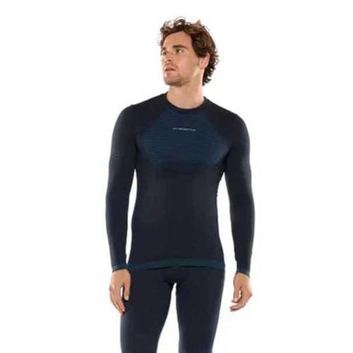 LA SPORTIVA Herren Langarmshirt Funktionsshirt Baselayer Synth Light Longsleeve M, Farbe:Blau, Artikel:-639634 Storm Blue/Electric Blue, Größe:M von LA SPORTIVA