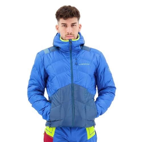 LA SPORTIVA Herren Pinnacle Down Jacke, electric blue-storm blue, L von LA SPORTIVA