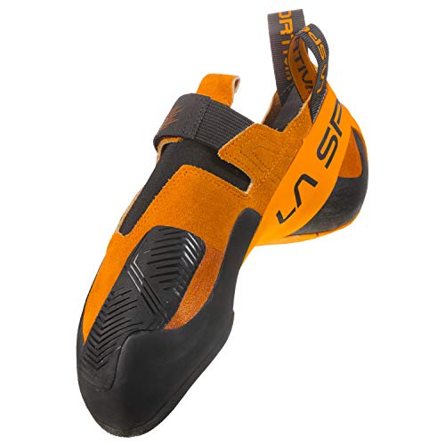 LA SPORTIVA Python Orange - Sensibler vielseitiger Kletterschuh, Größe EU 38.5 - Farbe Orange von LA SPORTIVA