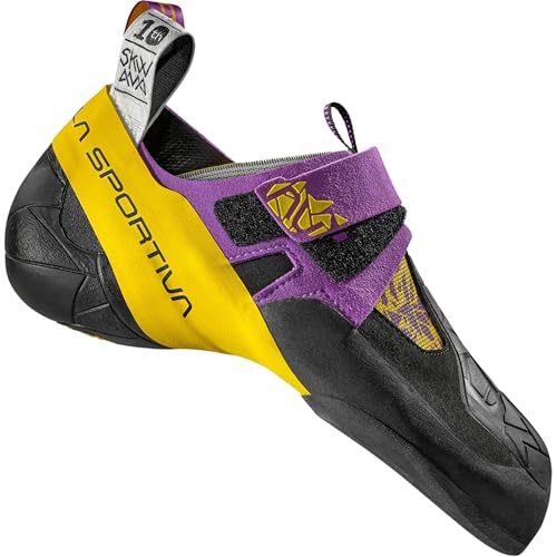 LA SPORTIVA Herren Skwama Kletterschuhe, Purple-Yellow, 40 von LA SPORTIVA