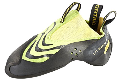 LA SPORTIVA Speedster Gelb - Revolutionärer High-End Kletterschuh, Größe EU 37 - Farbe Lime - Yellow von LA SPORTIVA