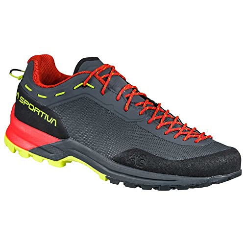 LA SPORTIVA M Tx Guide Grau-Rot - Technischer leistungsfähiger Herren Bergschuh, Größe EU 44.5 - Farbe Carbon - Goji von LA SPORTIVA