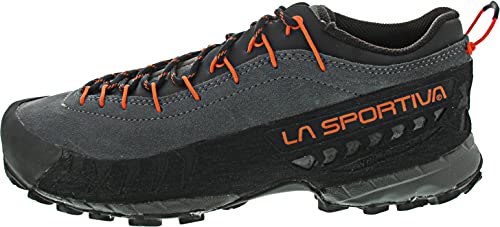 LA SPORTIVA M Tx 4 Grau-Orange - Leichter robuster Herren Leder-Approachschuh, Größe EU 45 - Farbe Carbon - Flame LA SPORTIVA M Tx 4 Grau-Orange - Leichter robuster Herren Leder-Approachschuh, Größe EU 45 - Farbe Carbon - Flame von LA SPORTIVA