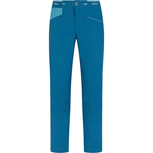 LA SPORTIVA M Talus Pant Blau - Elastische Bequeme Herren Hose, Größe L - Farbe Space Blue - Topaz von LA SPORTIVA