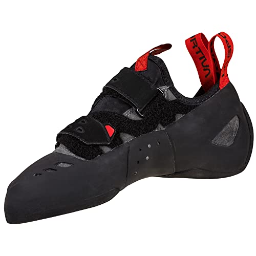 LA SPORTIVA M Tarantula Boulder Grau - Bequemer vielseitiger FriXion Herren Kletterschuh, Größe EU 38.5 - Farbe Metal - von LA SPORTIVA