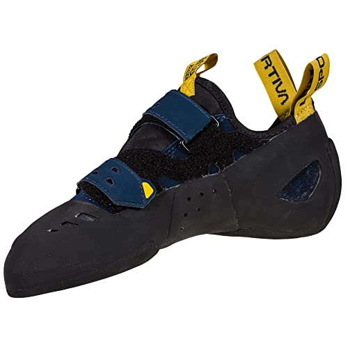 LA SPORTIVA M Tarantula Boulder Blau-Schwarz - Bequemer vielseitiger FriXion Herren Kletterschuh, Größe EU 37.5 - Farbe von LA SPORTIVA