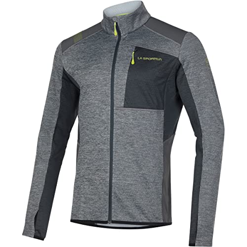 LA SPORTIVA Herren True North Jacke, carbon-lime punch, L von LA SPORTIVA