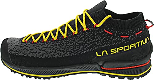 LA SPORTIVA M Tx2 Evo Schwarz - Leichter funktioneller Vibram Herren Zustiegssschuh, Größe EU 41 - Farbe Black - Yellow von LA SPORTIVA