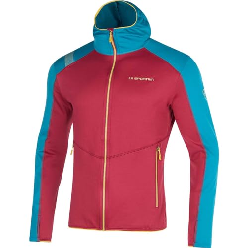 LA SPORTIVA Herren Upendo Hoodie Jacke, Sangria-Crystal, M von LA SPORTIVA