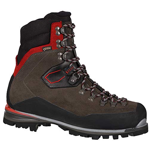 LA SPORTIVA Karakorum Evo GTX Grau-Rot - Gore-Tex Wasserdichter atmungsaktiver Leder Bergschuh, Größe EU 43 - Farbe An LA SPORTIVA Karakorum Evo GTX Grau-Rot - Gore-Tex Wasserdichter atmungsaktiver Leder Bergschuh, Größe EU 43 - Farbe An von LA SPORTIVA
