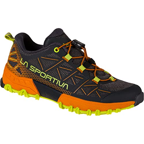 LA SPORTIVA Kinder Bushido II Schuhe, Carbon-Hawaiian Sun, EU 30 von LA SPORTIVA