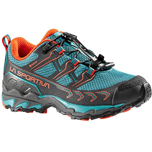 LA SPORTIVA Kinder Ultra Raptor II GTX Schuhe, Lagoon-Cherry Tomato, EU 29 von LA SPORTIVA