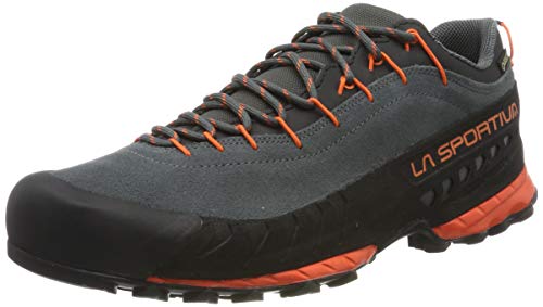 LA SPORTIVA M Tx 4 GTX Grün - Gore-Tex Robuster wasserdichter Herren Leder Approachschuh, Größe EU 44.5 - Farbe Carbon von LA SPORTIVA