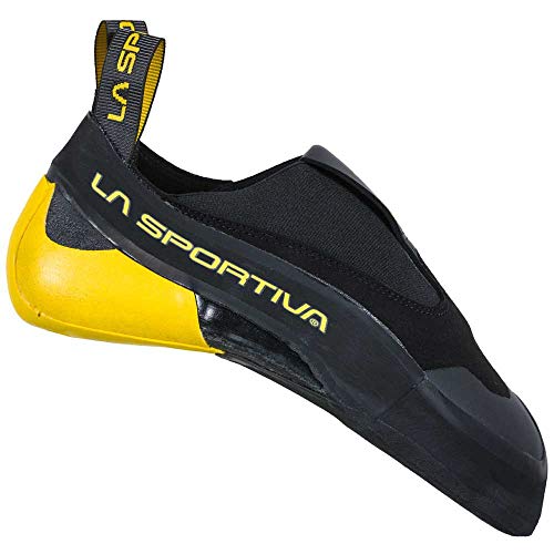 LA SPORTIVA M Cobra 4:99 Gelb - Leichter funktionaler Herren Kletterschuh, Größe EU 41 - Farbe Black - Yellow von LA SPORTIVA