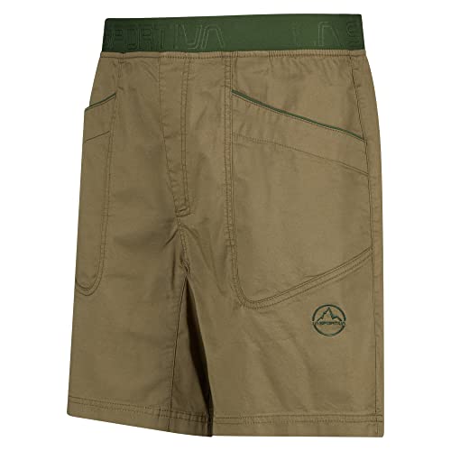 LA SPORTIVA M Esquirol Short Oliv - Funktionale Bequeme Herren Shorts, Größe XL - Farbe Turtle - Forest von LA SPORTIVA