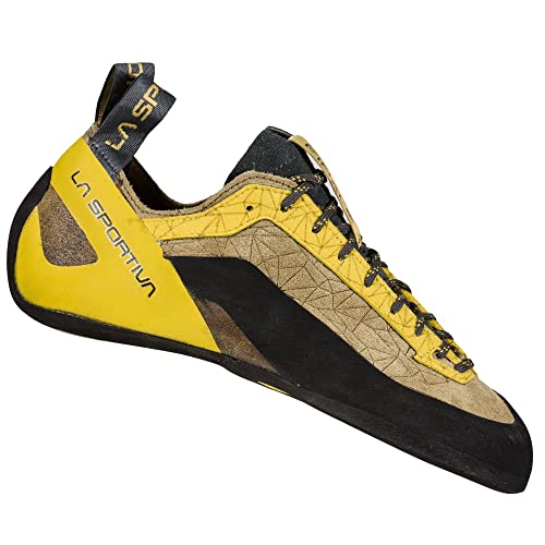 LA SPORTIVA M Finale Gelb - Leistungsfähiger technischer Herren Kletterschuh, Größe EU 40.5 - Farbe Aloe - Moss von LA SPORTIVA